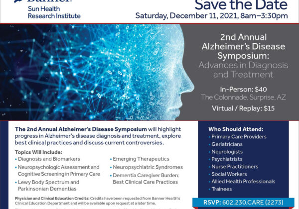 Annual Alzheimer’s Disease Symposium: Advances in Diagnosis and Treatment – December 11, 2021